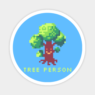 Tree Person Pixel Art Magnet